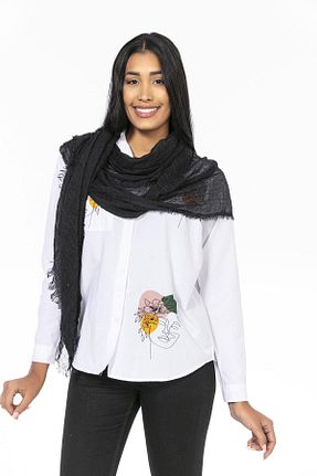 شال مشکی زنانه پلی استر Axesoire - کد 83169547
