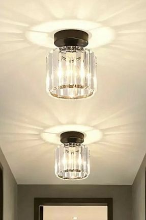لوستر مشکی سنگ کریستال Luna Lighting - کد 122455103