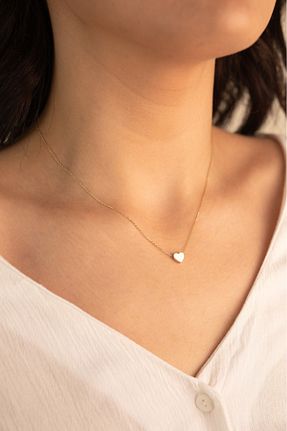 گردنبند استیل ( فولاد ) طلائی زنانه استیل (فولاد) FUDER - کد 817564898