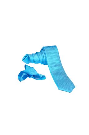 کراوات آبی زنانه ویسکون - پلی استر İnce کد 817826075