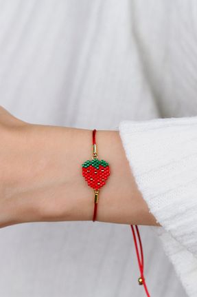 دستبند جواهر رنگی بچه گانه منجق Kübüşün Atölyesi - کد 817858809