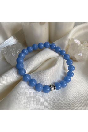 دستبند جواهر آبی زنانه سنگ طبیعی Elifsu Jewelry - کد 817885769