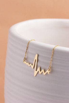 گردنبند طلا طلائی زنانه 14 عیار goldberia - کد 817901847