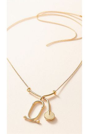 گردنبند نقره طلائی زنانه 925 عیار Giove - کد 817901940