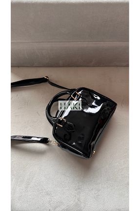 کیف پستچی مشکی زنانه چرم مصنوعی کد 817918247