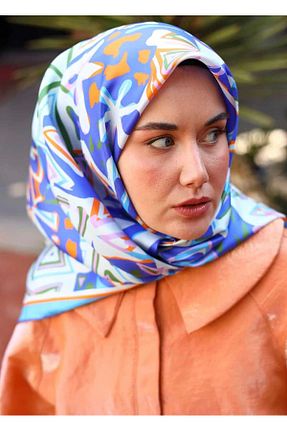 روسری نارنجی İpek Tivil Silk Home - کد 817961726
