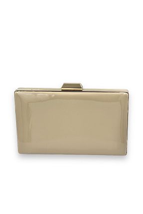 کیف مجلسی بژ زنانه چرم لاکی Biçanta - کد 817487309