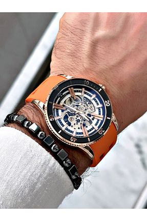 ساعت مچی نارنجی مردانه بالای 46 میلی متر Navimarine - کد 817567804