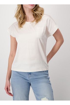 بلوز بژ زنانه ساده TOT MAĞAZACILIK - کد 817525442