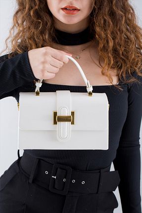 کیف دستی سفید زنانه سایز متوسط KRISTE BELL - کد 816371058