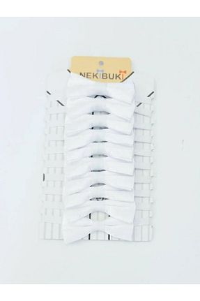 پاپیون سفید بچه گانه پارچه ای NEKİBUKİ - کد 817717933