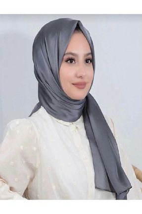 شال طوسی زنانه پنبه - پلی استر کد 817819299