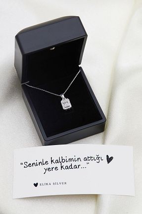 گردنبند نقره زنانه 925 عیار Elika Silver - کد 801105023