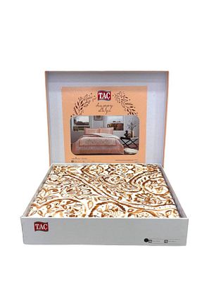روتختی دونفره نارنجی پنبه - ساتن Taç - کد 817831629