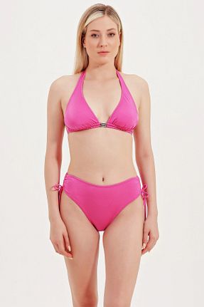 بالاتنه بیکینی صورتی زنانه ساده ZEKİ - کد 817853788