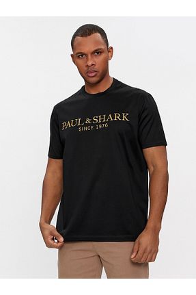 تیشرت مشکی مردانه اورسایز Paul&Shark - کد 817875797