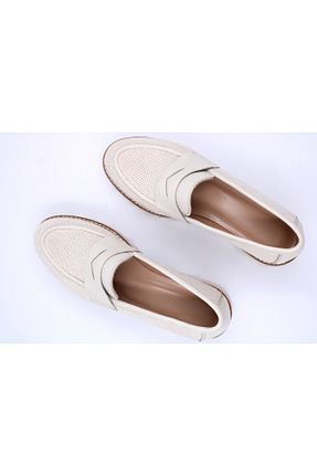 کفش لوفر نباتی زنانه چرم خالص PerPiede - کد 817536314
