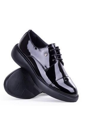 کفش کلاسیک مشکی مردانه چرم لاکی Pierre Cardin - کد 788344172