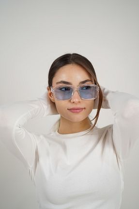 عینک آفتابی آبی زنانه UV400 Stil Noktası - کد 817669323