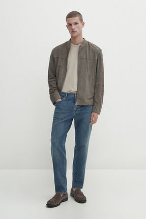 پولوشرت بژ مردانه پنبه ای Massimo Dutti - کد 817839975