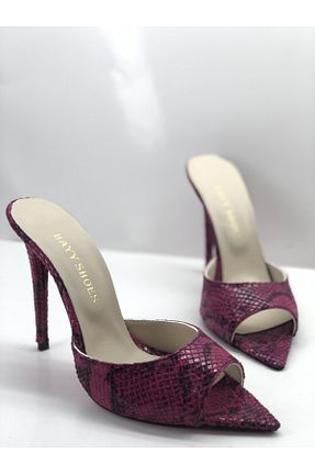 دمپائی صورتی زنانه چرم مصنوعی HAYYSHOES - کد 112749344