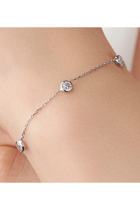 دستبند نقره زنانه 925 عیار Tmt Silver - کد 113040821