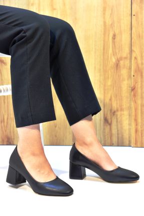 کفش پاشنه بلند کلاسیک مشکی زنانه پاشنه ضخیم پاشنه متوسط ( 5 - 9 cm ) کد 773781140