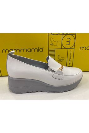 کفش کژوال سفید زنانه چرم خالص Mammamia - کد 818174502