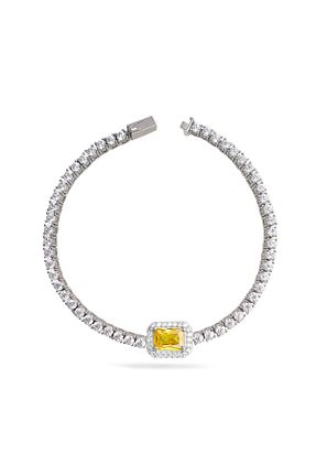 دستبند نقره رنگی زنانه 925 عیار Silveranka - کد 818181445