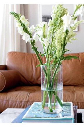 گلدان سفید شیشه کد 818369081