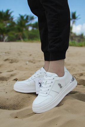 کفش اسنیکر سفید زنانه بند دار U.S. Polo Assn. - کد 818373368