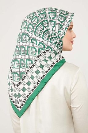 روسری سبز 100 x 100 Levidor - کد 818435798