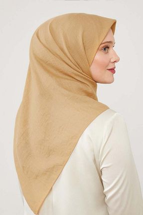 روسری قهوه ای پنبه ای Levidor - کد 818436053