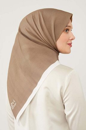 روسری قهوه ای 100 x 100 Levidor - کد 818436089