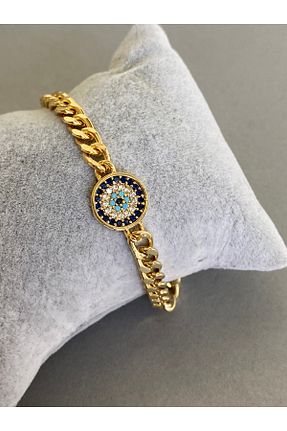دستبند جواهر طلائی زنانه زیرکن ATELİERGONCA - کد 818437605