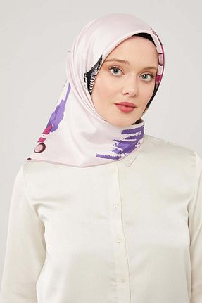 روسری بنفش 90 x 90 Levidor - کد 818436679