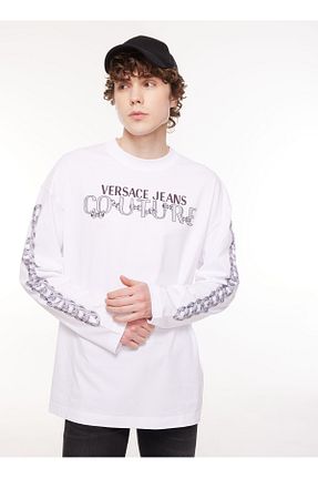 تیشرت سفید مردانه اسلیم فیت VERSACE JEANS COUTURE - کد 803404976