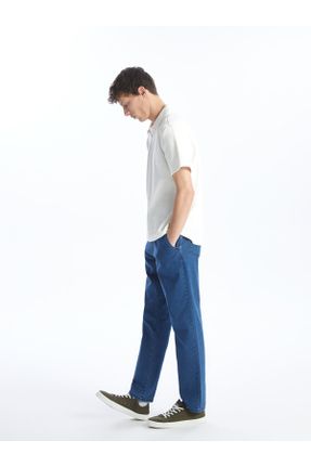 شلوار جین آبی مردانه استاندارد کد 818442740