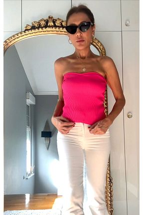 بلوز صورتی زنانه ساده LELU - کد 818492517