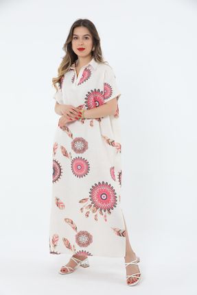 لباس نباتی زنانه بافتنی طرح گلدار اورسایز بیسیک کد 818088985