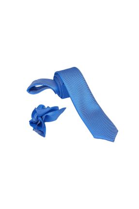 کراوات آبی زنانه ویسکون - پلی استر İnce کد 818105045