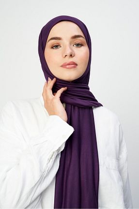 شال بنفش زنانه ویسکون کد 818107927