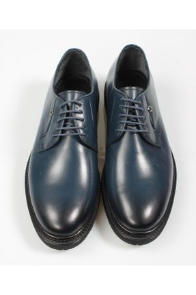 کفش کلاسیک سرمه ای مردانه پاشنه کوتاه ( 4 - 1 cm ) کد 818227814
