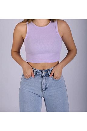 بادی بنفش زنانه یقه دوچرخه emra wear - کد 818371329