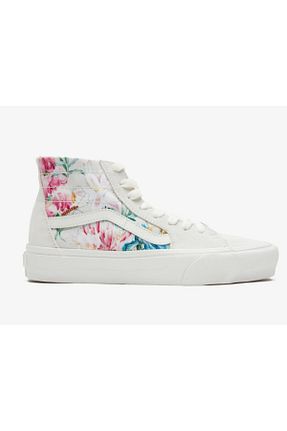 کفش اسنیکر سفید زنانه بند دار Vans - کد 818390560