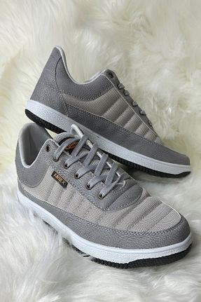 کفش اسنیکر آبی مردانه بند دار İmerShoes - کد 806741547