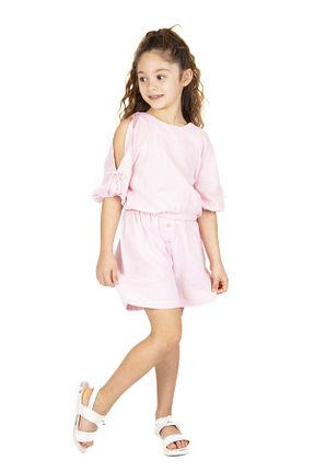 بلوز صورتی بچه گانه ساده best kids - کد 818434426
