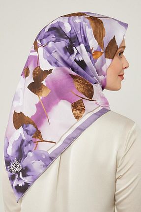 روسری بنفش 90 x 90 Levidor - کد 818435745