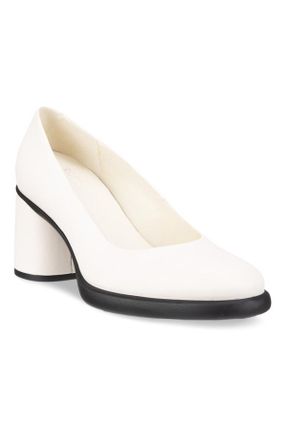 کفش کژوال سفید زنانه پاشنه کوتاه ( 4 - 1 cm ) پاشنه ساده کد 776574300