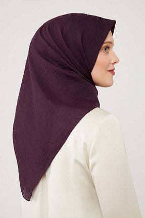 روسری بنفش پنبه ای Levidor - کد 818435813